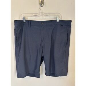 Travis Mathew Men's Carlsbad 9" Golf Shorts 38 Blue - DESC